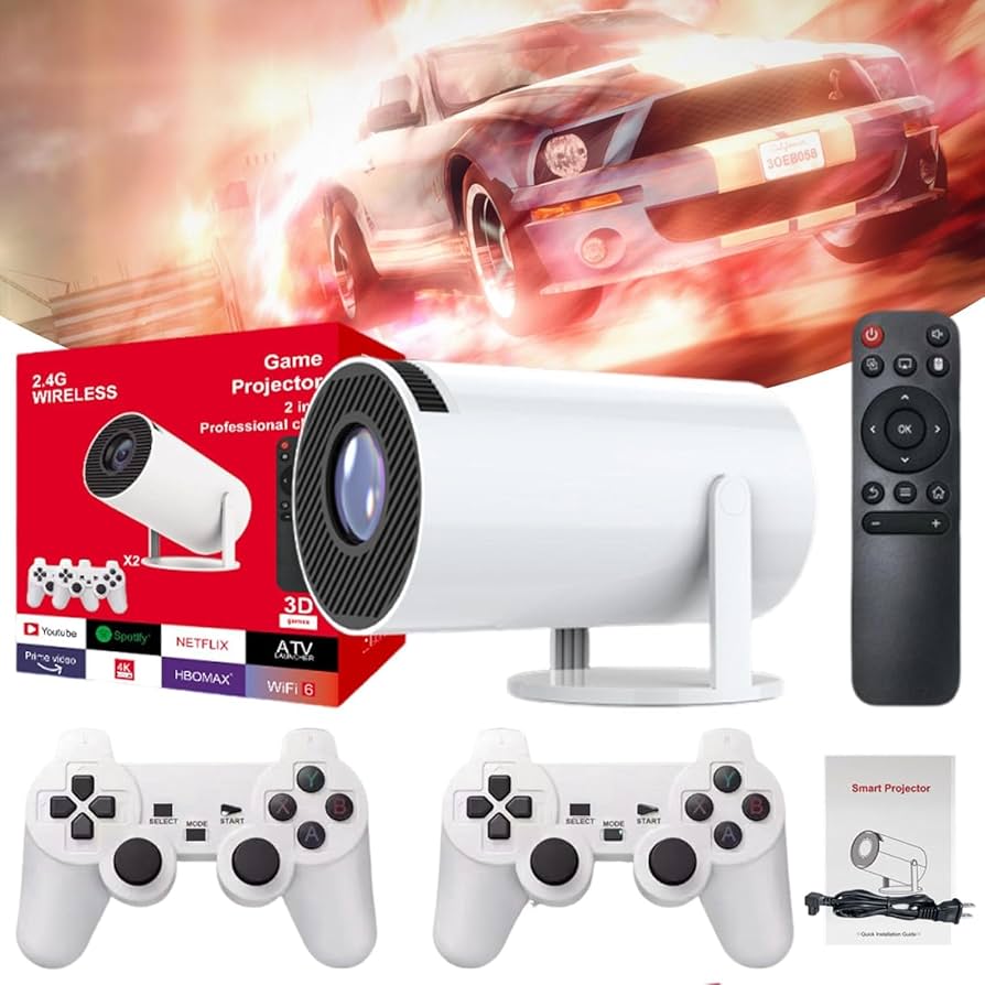 Toshionics HY310 Mini Projector – Portable Home Theater with Remote Control & Big Screen Experience