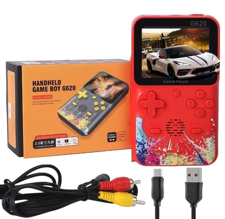 Handheld Game Boy G620 ā Retro Gaming Console with 3.0" Display & 500+ Classic Games
