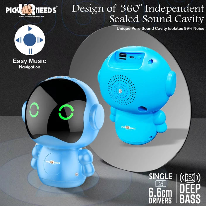 š„ Daily Needs Mini DJ Bluetooth Speaker ā 5W HiFi Bass, LED Party Lights, Rechargeable 800mAh ā Ultimate Portable Vibes! š
