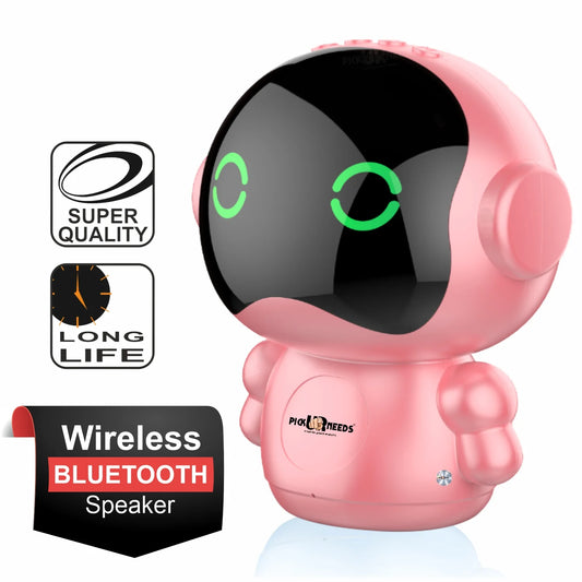 🔥 Daily Needs Mini DJ Bluetooth Speaker – 5W HiFi Bass, LED Party Lights, Rechargeable 800mAh – Ultimate Portable Vibes! 🔊