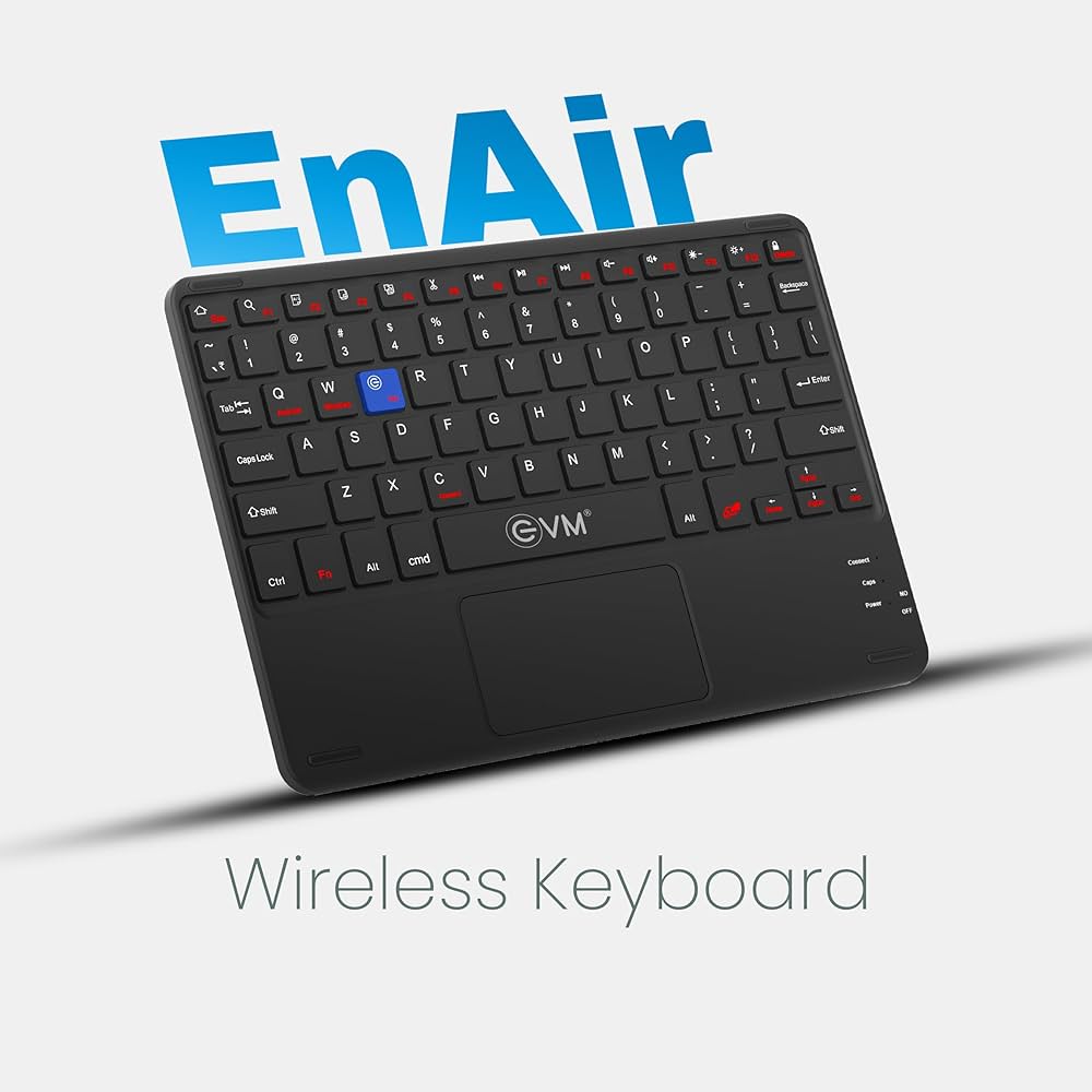 Enair 790 Rechargeable Wireless Keyboard – Slim, Silent, Multi-Device