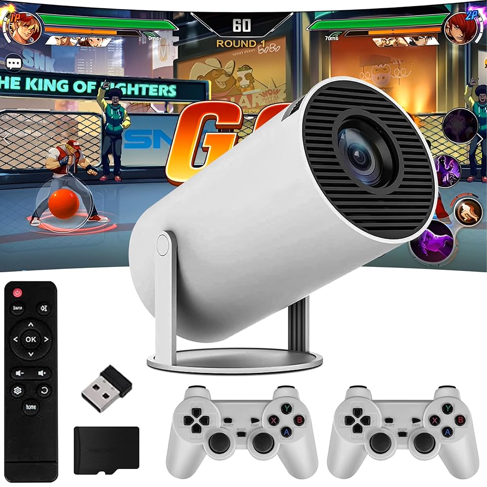 Toshionics HY310 Mini Projector – Portable Home Theater with Remote Control & Big Screen Experience