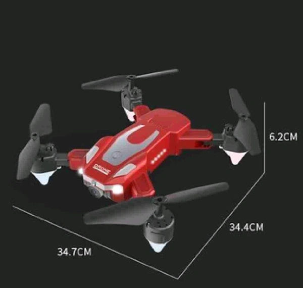 N&CM J2 Drone – Dual 1080P HD Cameras, Gesture Control, Dual Battery, Foldable Design – Black