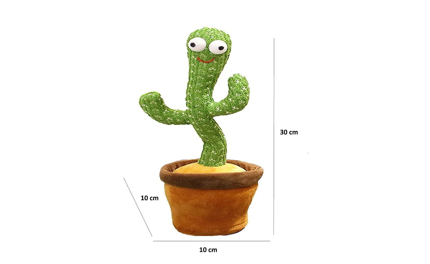 HEMDI Talking Cactus Toy – Singing, Dancing, Mimicking Plush, USB Rechargeable, LED Lights, 120 Songs