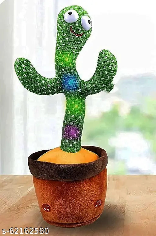 HEMDI Talking Cactus Toy – Singing, Dancing, Mimicking Plush, USB Rechargeable, LED Lights, 120 Songs